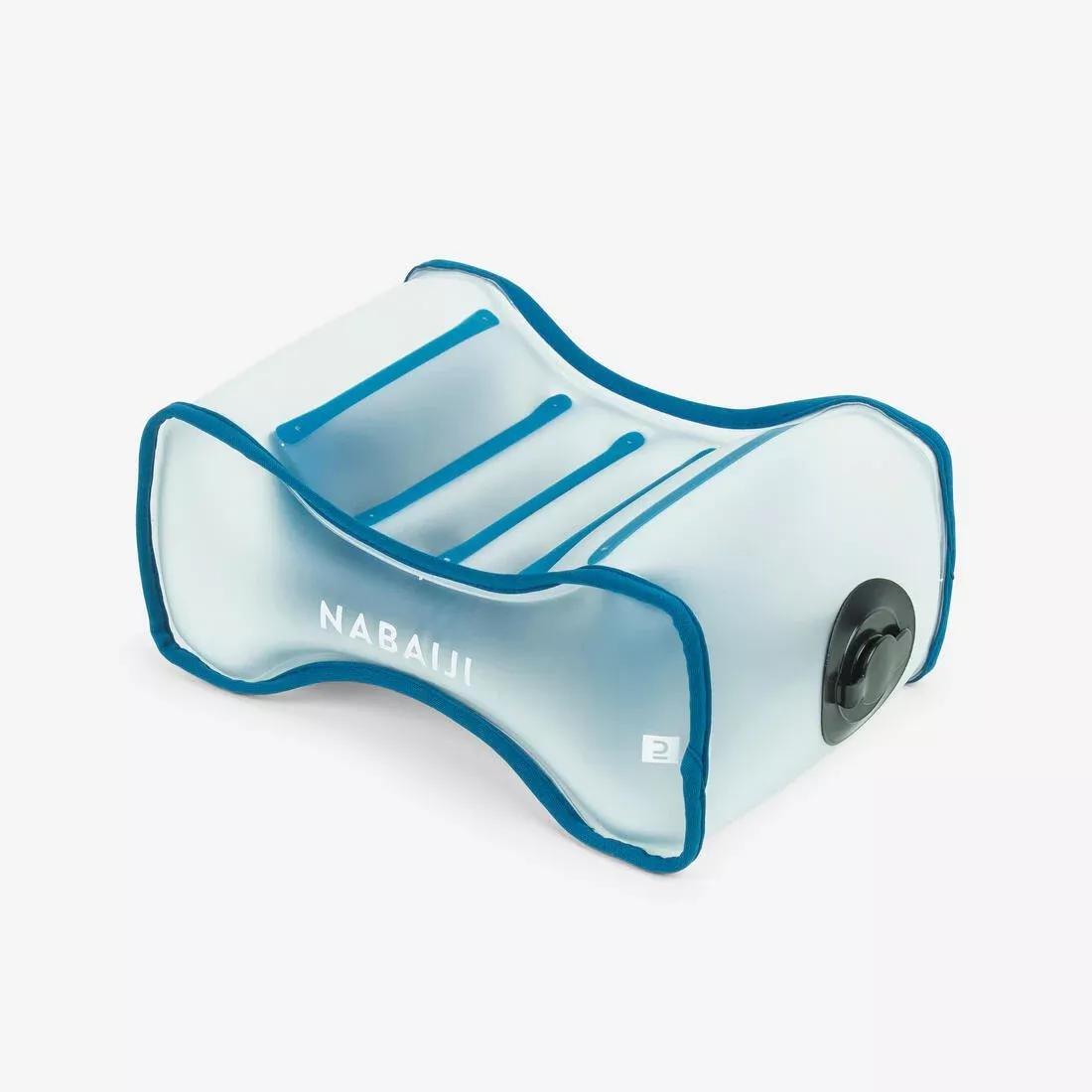 Swimming pull buoy compact inflatable - 500, Blue, No Color, medium