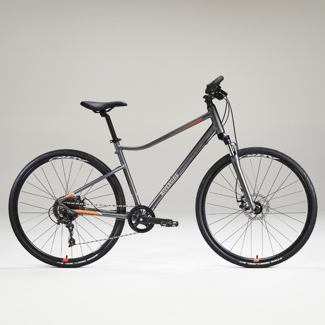 Hybrid Bike Riverside 700, Grey, , large image number 1