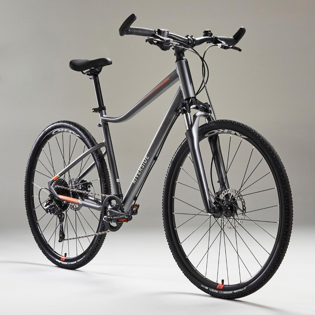 RIVERSIDE - Hybrid Bike Riverside 700, Grey