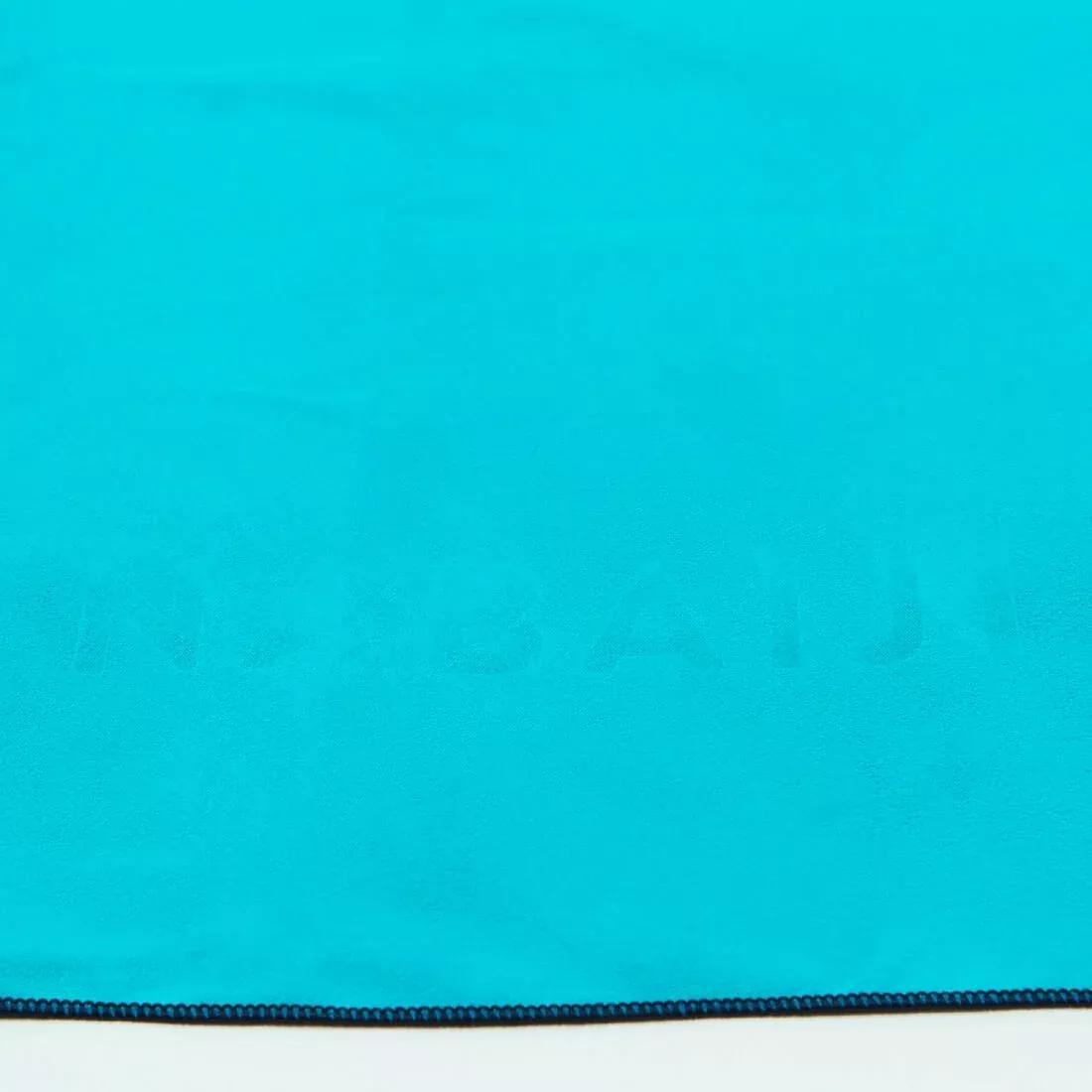 Microfibre Towel For Swimming Size M 60 X 80 Cm Double-Sided, Green, No Color, large image number 3