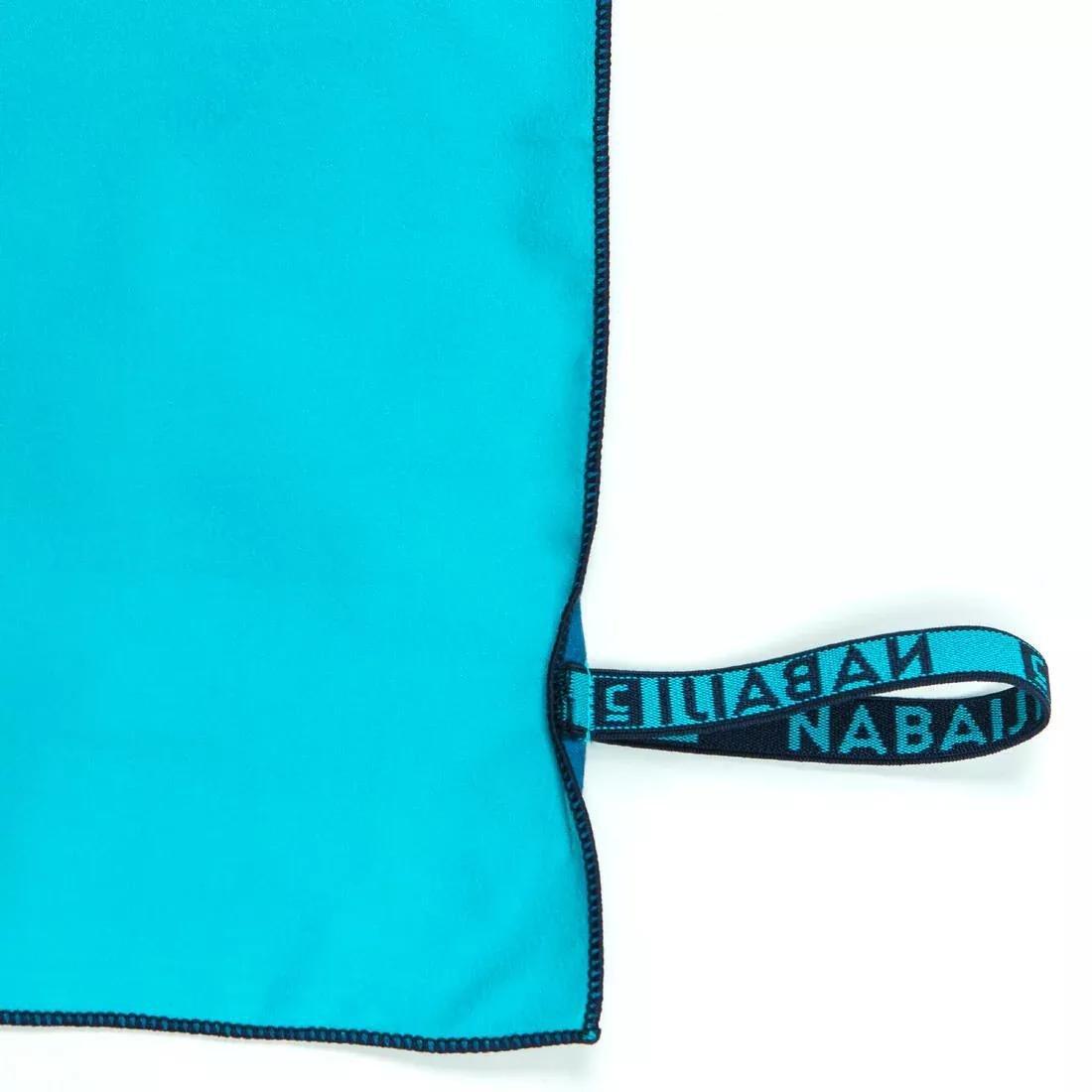 Swimming Microfibre Towel - Size S 39 X 55 Cm, blue, No Color, large image number 1