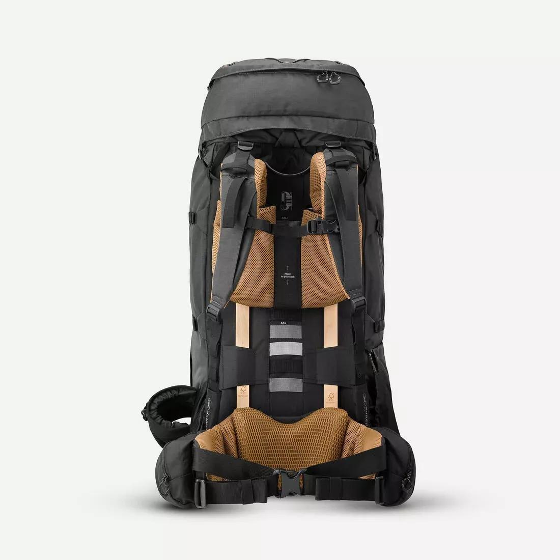 Men Trekking 70+10L Backpack - Mt900 Symbium, Grey, No Color, large image number 3