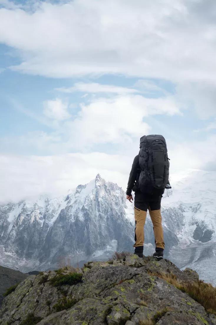 Men Trekking 70+10L Backpack - Mt900 Symbium, Grey, No Color, medium