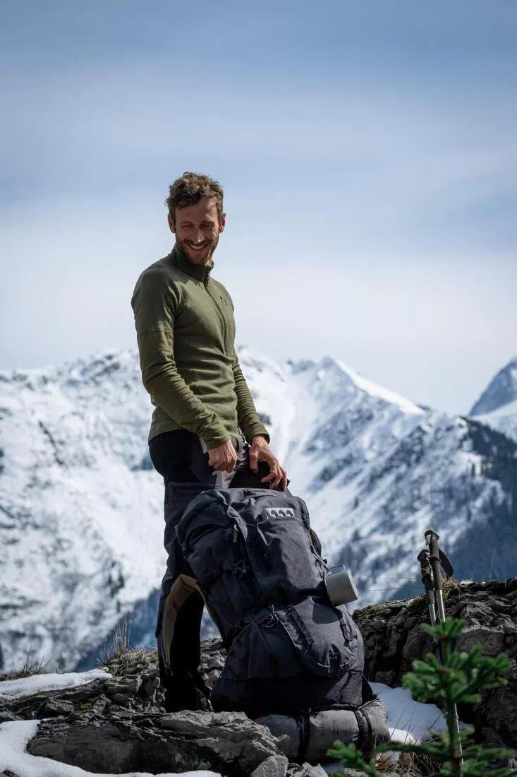 Men Trekking 70+10L Backpack - Mt900 Symbium, Grey, No Color, large image number 12