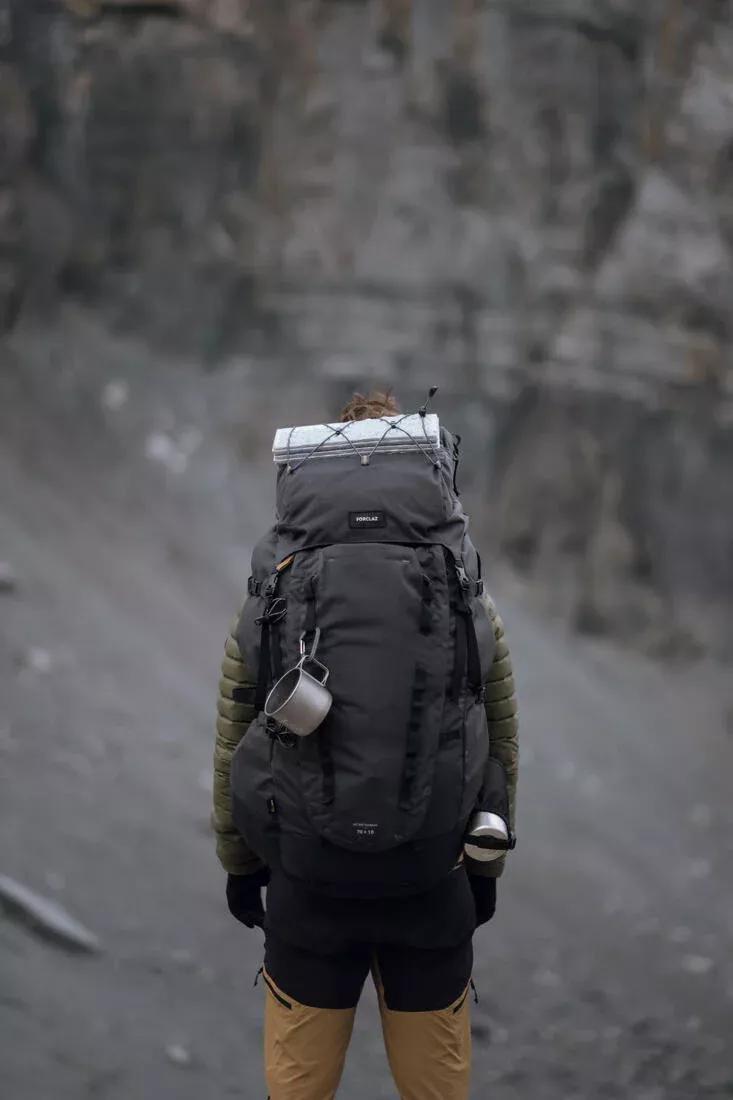 Men Trekking 70+10L Backpack - Mt900 Symbium, Grey, No Color, large image number 13
