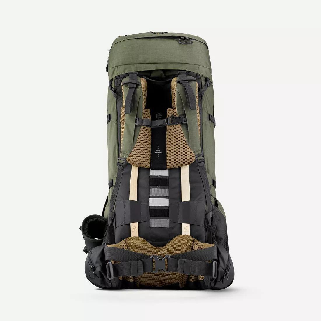 Unisex Trekking Backpack MT900, 90+10L, No Color, large image number 3