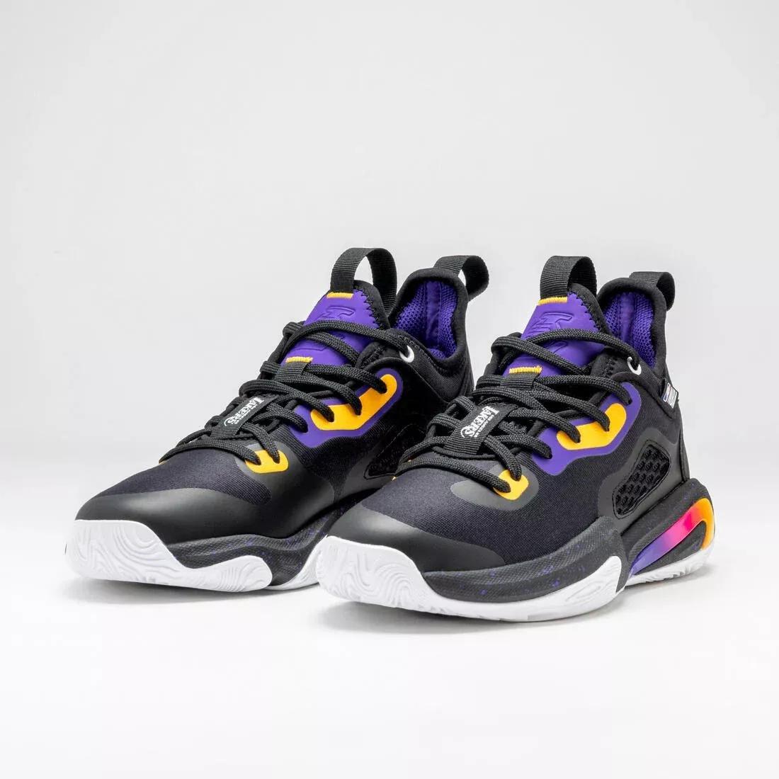 Unisex Kids Basketball Shoes - Se900 Mini Me, Black, No Color, large image number 2