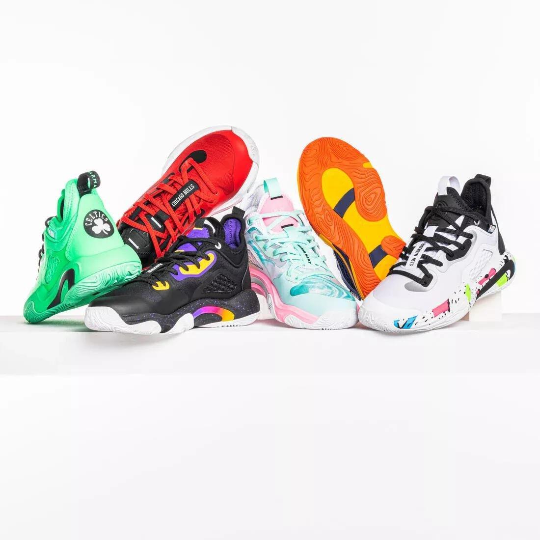 Unisex Kids Basketball Shoes - Se900 Mini Me, Black, No Color, large image number 8