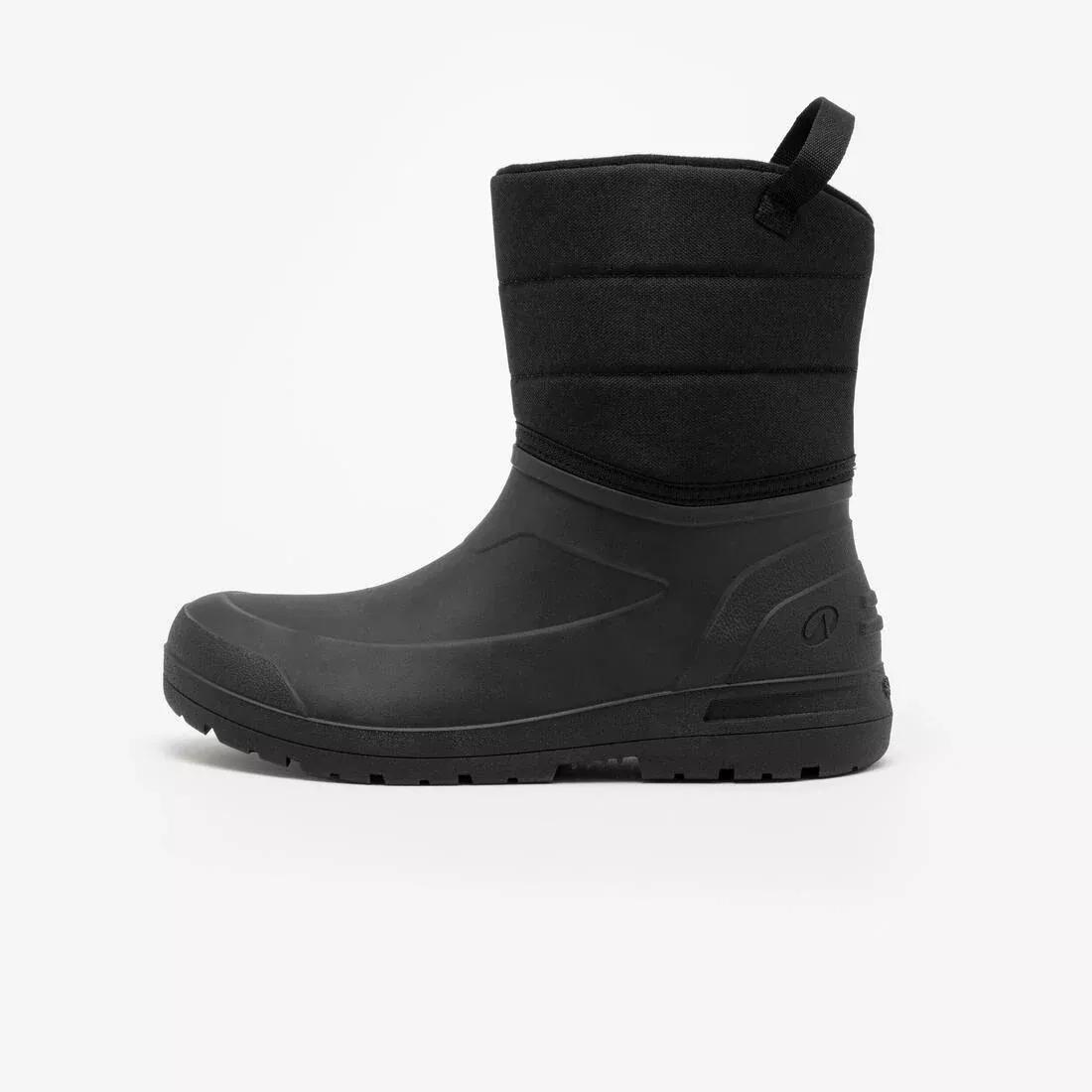 Men Waterproof Snow Boots - SH100, Black, No Color, large image number 0