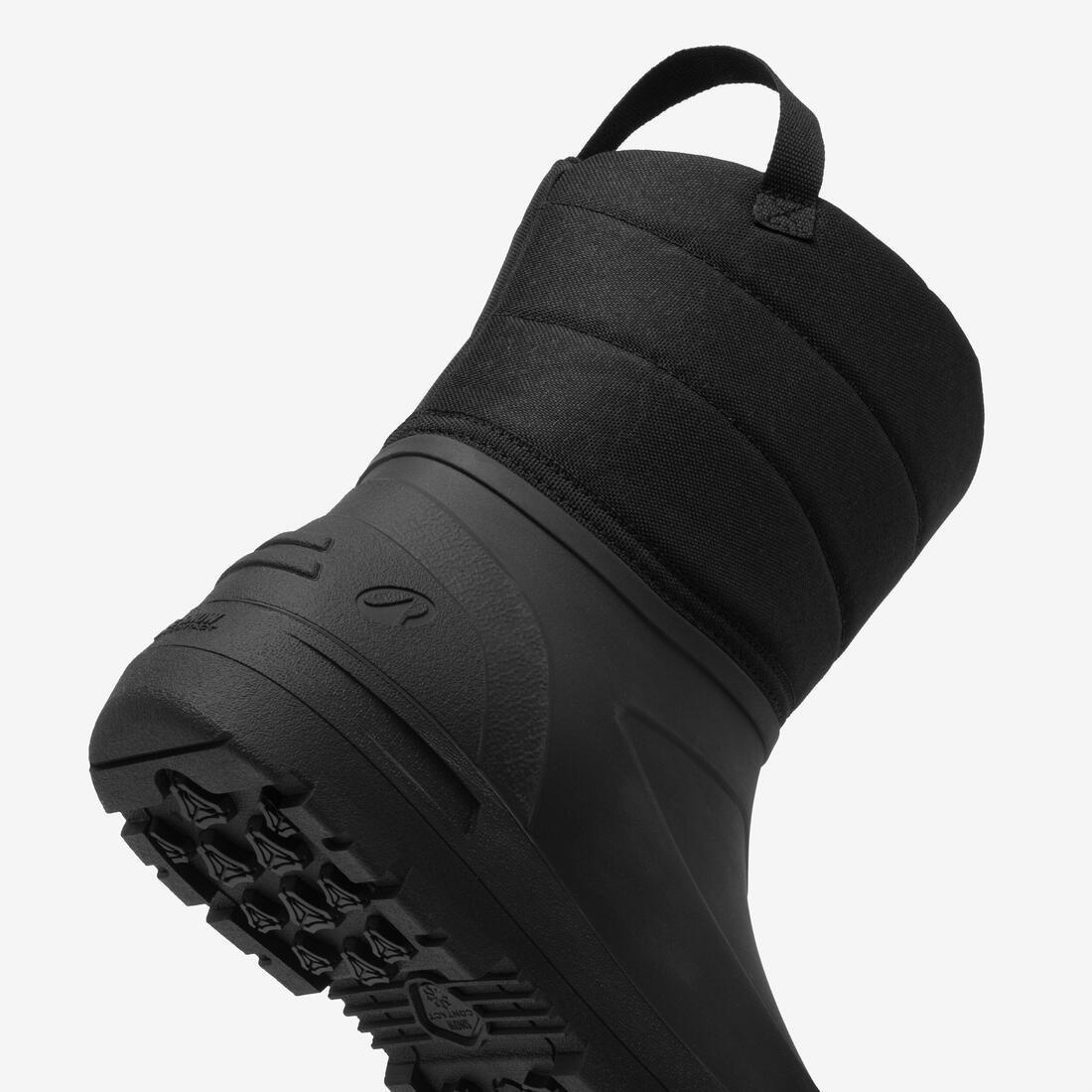 Men Waterproof Snow Boots - SH100, Black, No Color, large image number 4