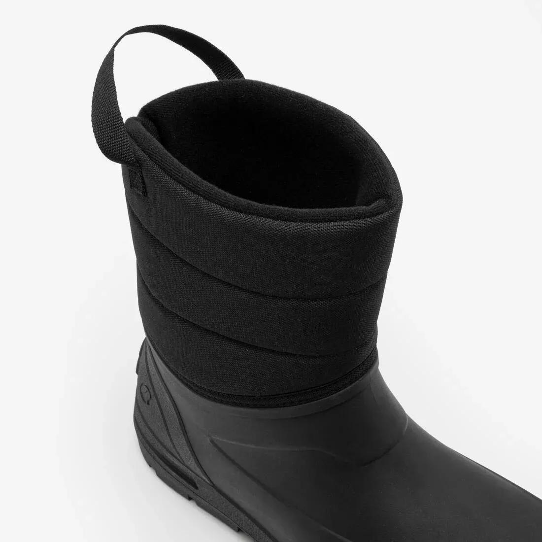 Men Waterproof Snow Boots - SH100, Black, No Color, large image number 5
