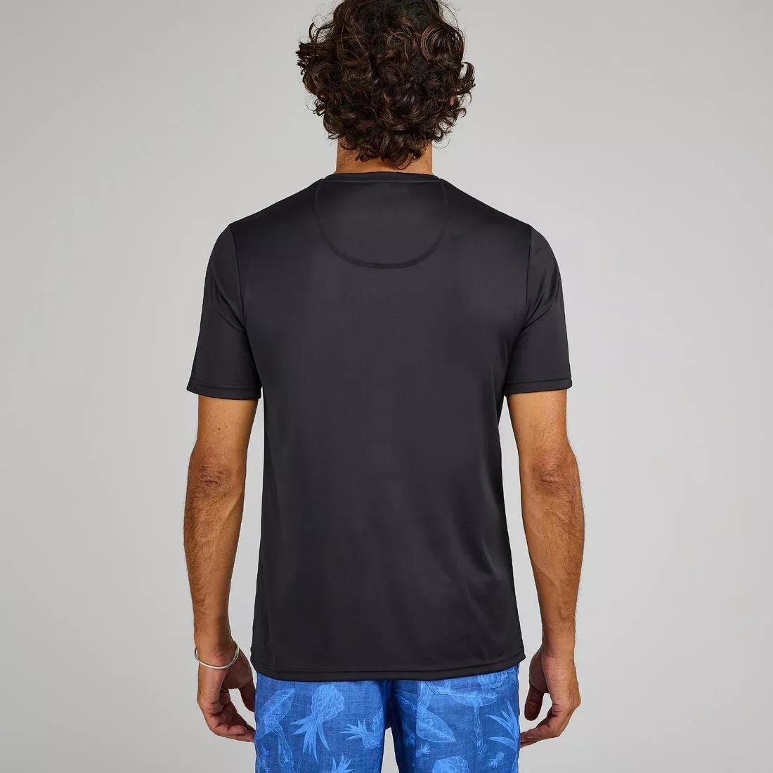 Men Surfing Short-Sleeve Anti-Uv Water T-Shirt, Brown, , large image number 7