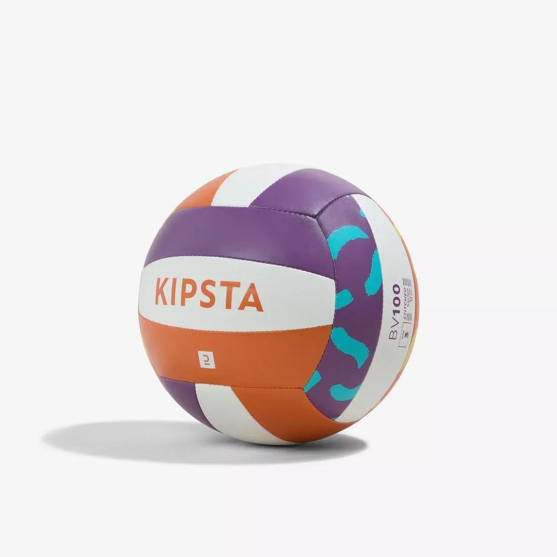 ORANGE Beach Volleyball Size 3 BV100 Classic, No Color, large image number 1