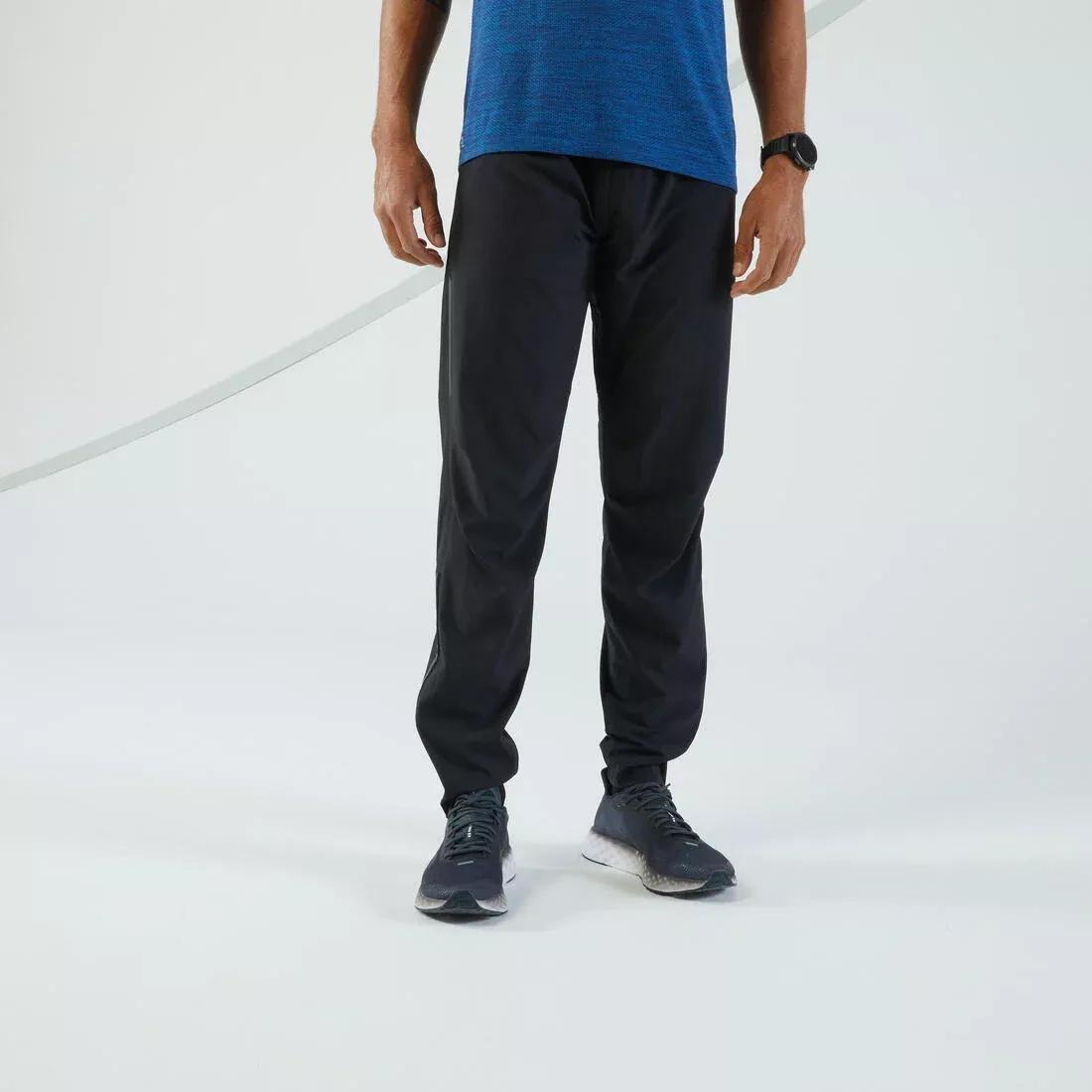 Men's Running Lightweight Trousers - KIPRUN Run 500 Light, Black, , large image number 0