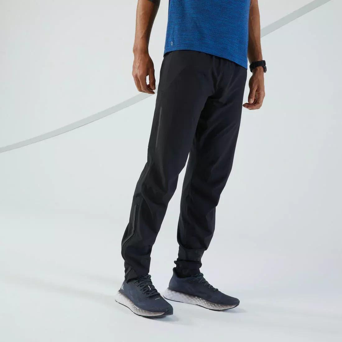 Men's Running Lightweight Trousers - KIPRUN Run 500 Light, Black, , large image number 3