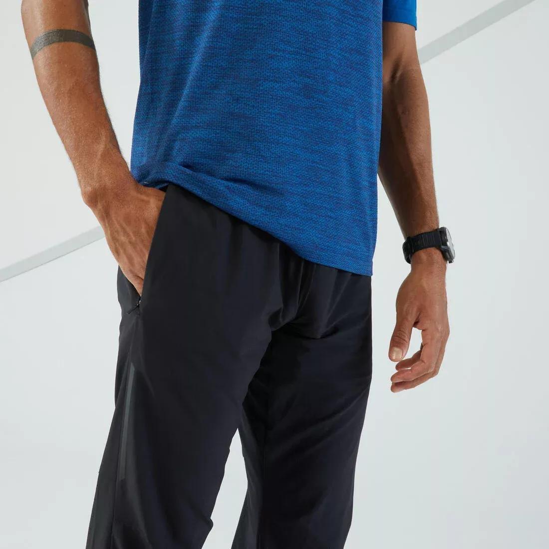 Men's Running Lightweight Trousers - KIPRUN Run 500 Light, Black, , large image number 7