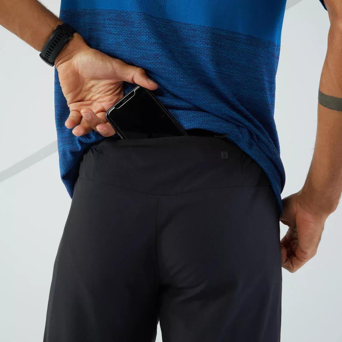 Men Pants KIPRUN Light, Black, , large image number 8