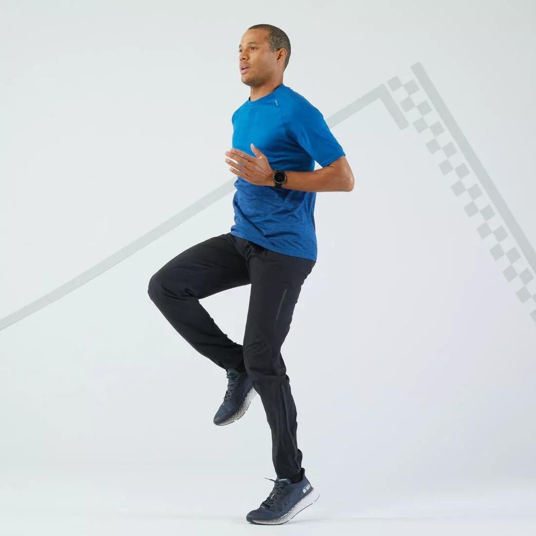 Men's Running Lightweight Trousers - KIPRUN Run 500 Light, Black, , large image number 9