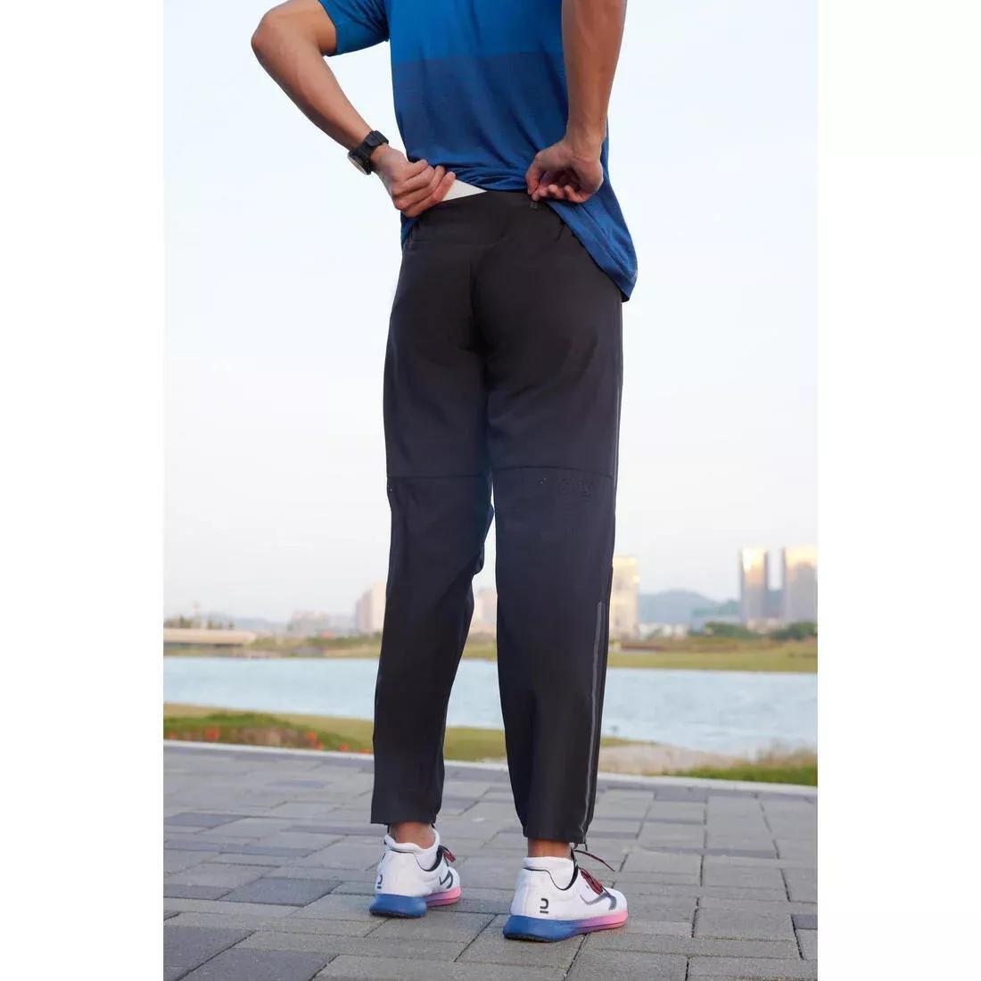 Men's Running Lightweight Trousers - KIPRUN Run 500 Light, Black, , large image number 13