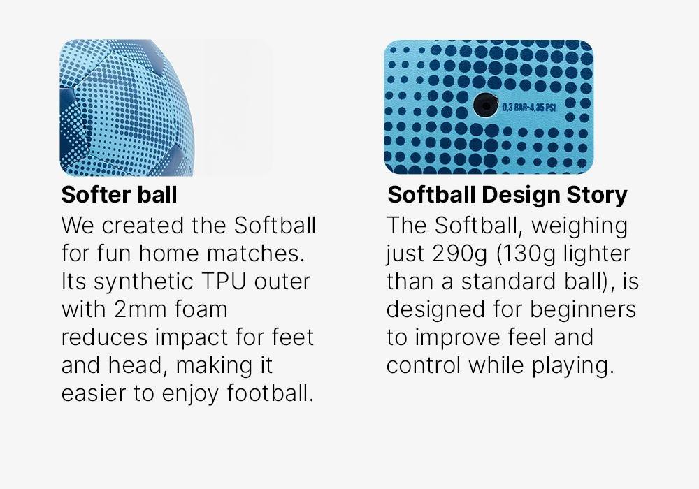 Softball Xlight Football - Size 5 290G, Blue, No Color, large image number 15