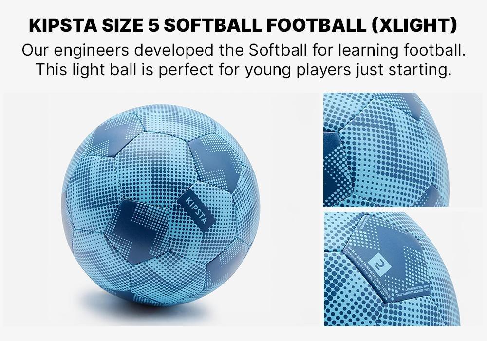 Softball Xlight Football - Size 5 290G, Blue, No Color, large image number 16