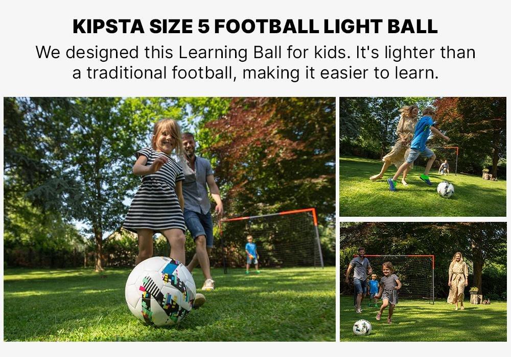 Football Light Learning Ball - Tellurik Size 5, White, No Color, large image number 18