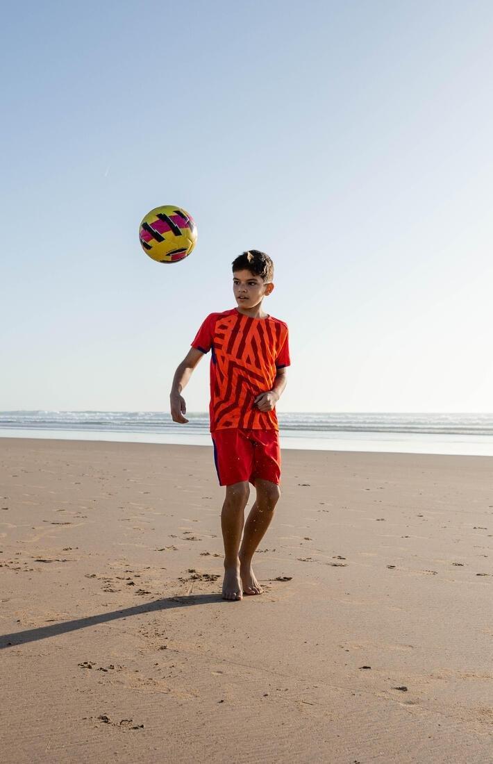 SUNSHINE YELLOW Light Football Learning Ball Diabolik Size 5, No Color, large image number 3
