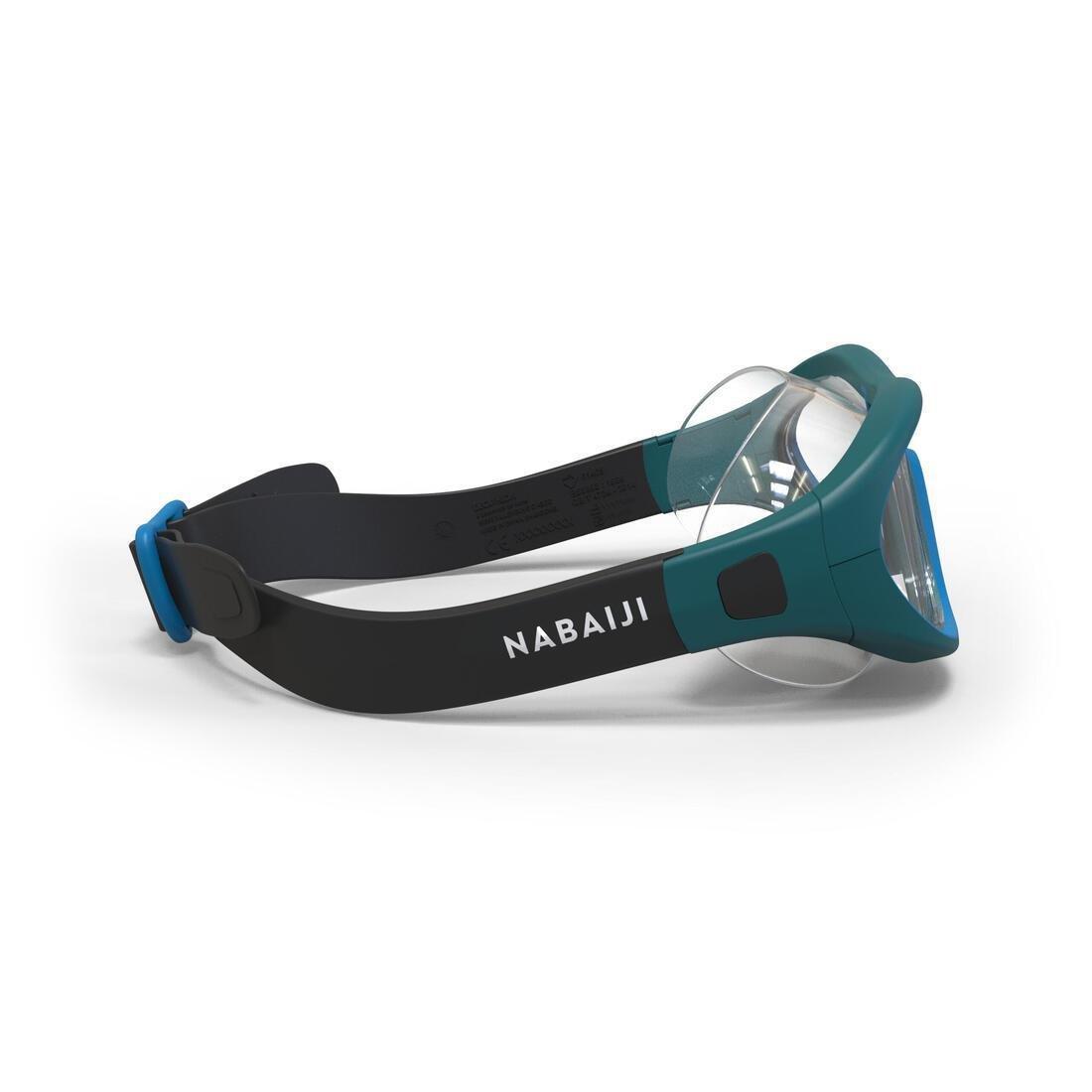 Swimming Pool Mask - Swimdow V2 Size L Clear Lenses, Blue, No Color, large image number 1