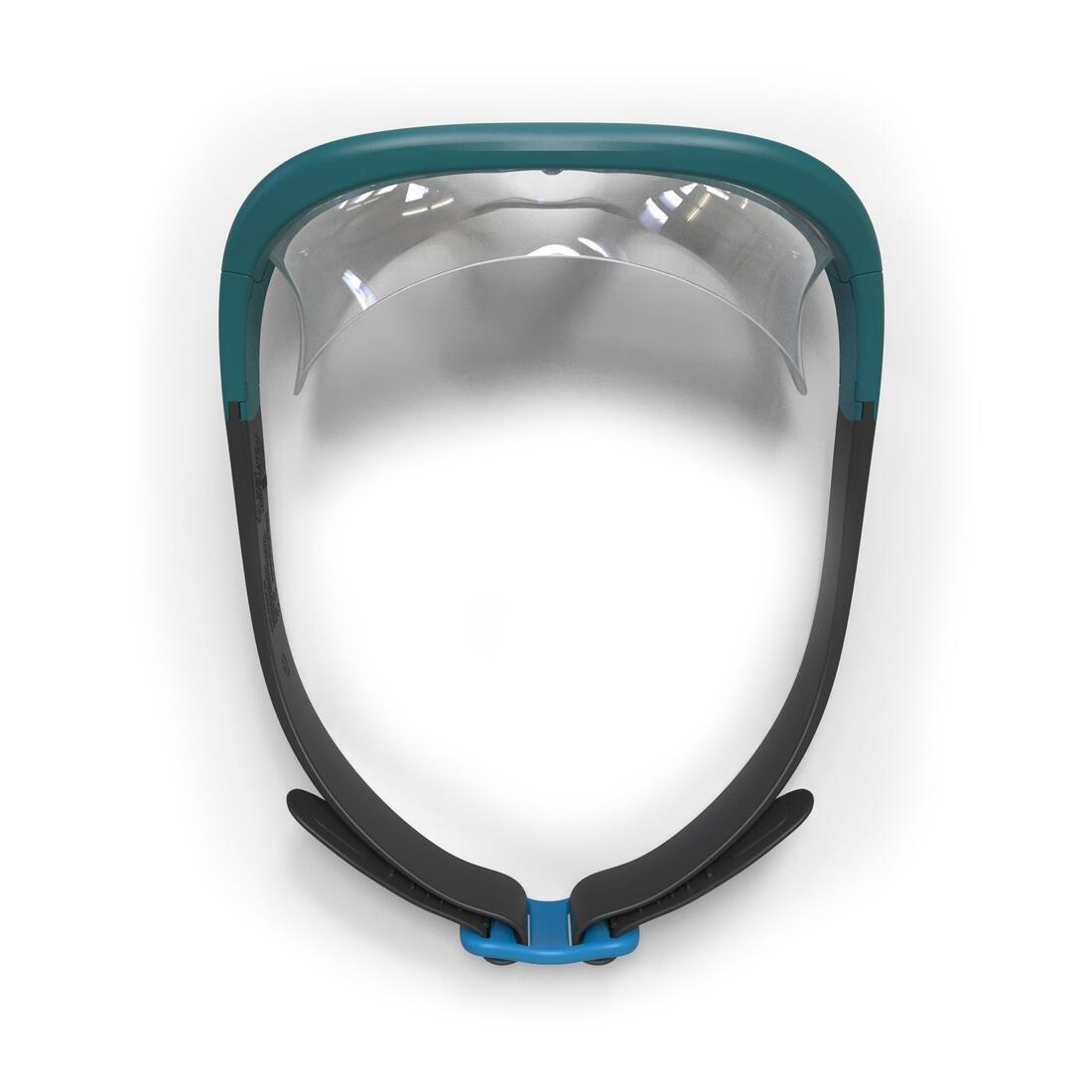 Swimming Pool Mask - Swimdow V2 Size L Clear Lenses, Blue, No Color, large image number 3