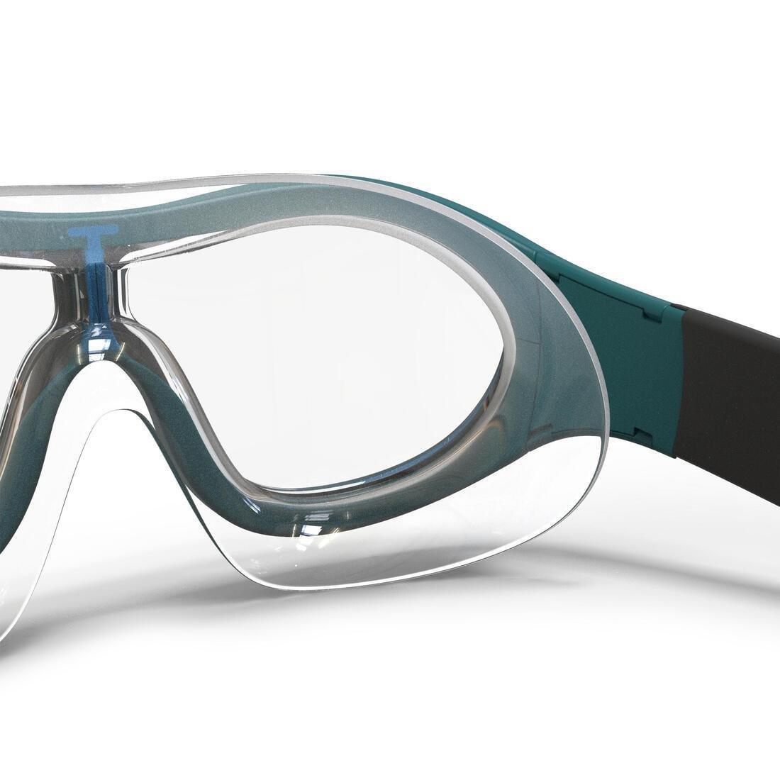 Swimming Pool Mask - Swimdow V2 Size L Clear Lenses, Blue, No Color, large image number 4