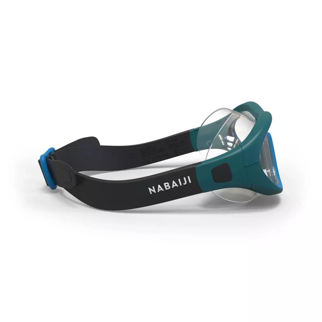 Swimming Pool Mask - Swimdow V2 Size L Clear Lenses, Blue, No Color, large image number 10