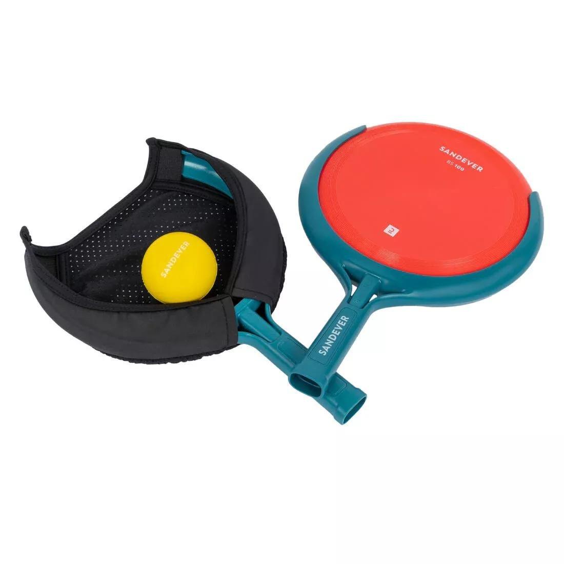 3-In-1 Game Set: Flying Discs/Racket Sports/Ball Catcher, Purple, 5401_000, large image number 1
