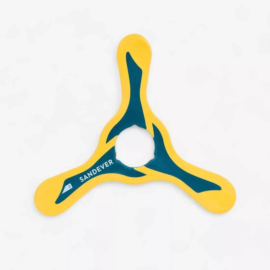 TEAL BLUE Right-Handed Boomerang with a Good Return and Soft Edge, No Color, large image number 10