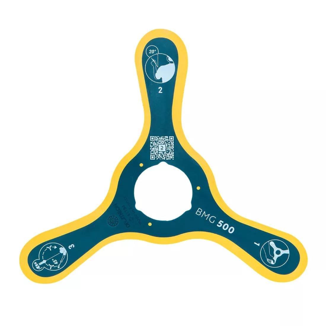 TEAL BLUE Right-Handed Boomerang with a Good Return and Soft Edge, No Color, large image number 11