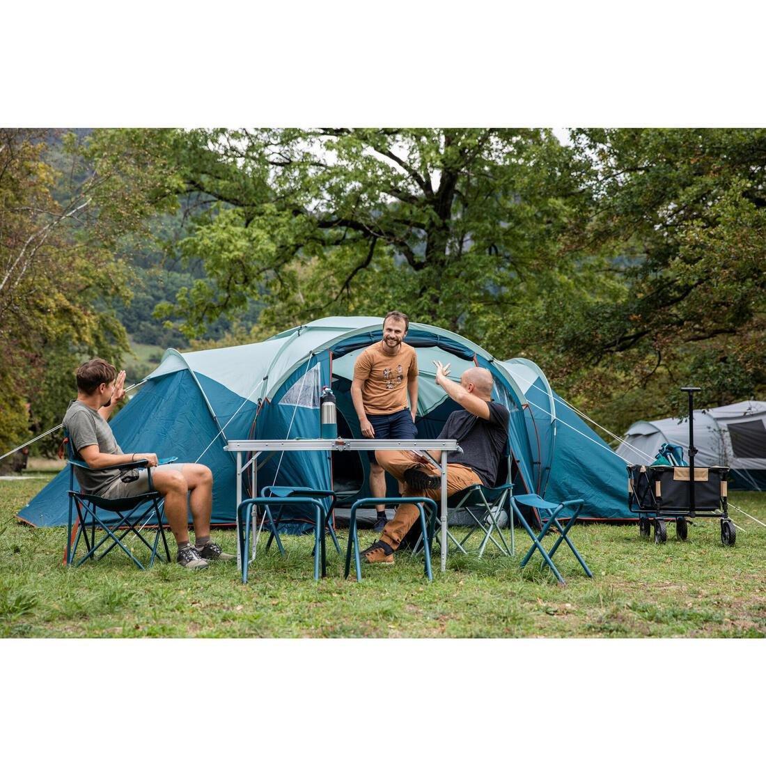 Folding Transport Cart For Camping Equipment - Trolley, Grey, No Color, medium