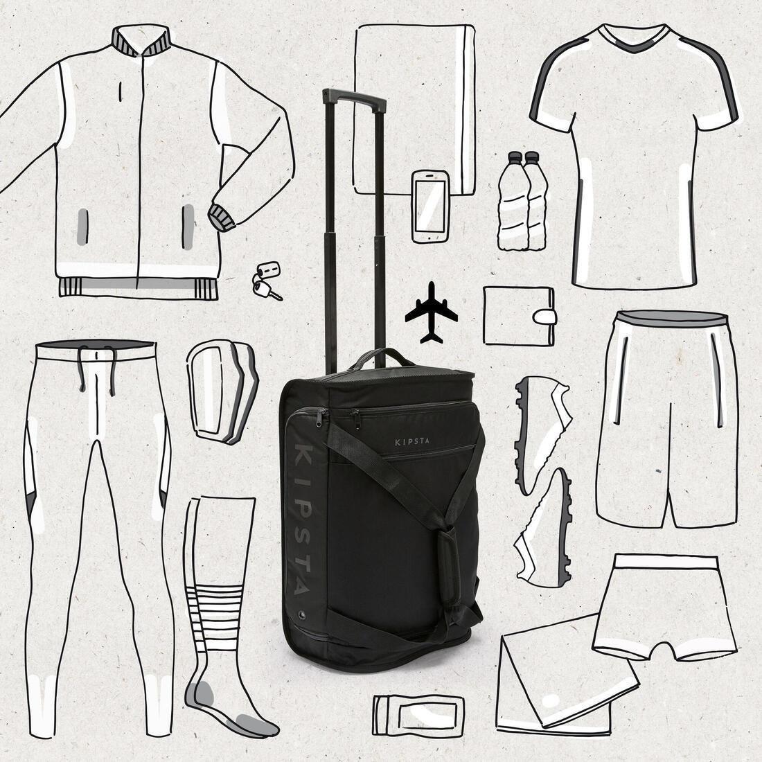 BLACK 30L Suitcase Essential, No Color, large image number 6