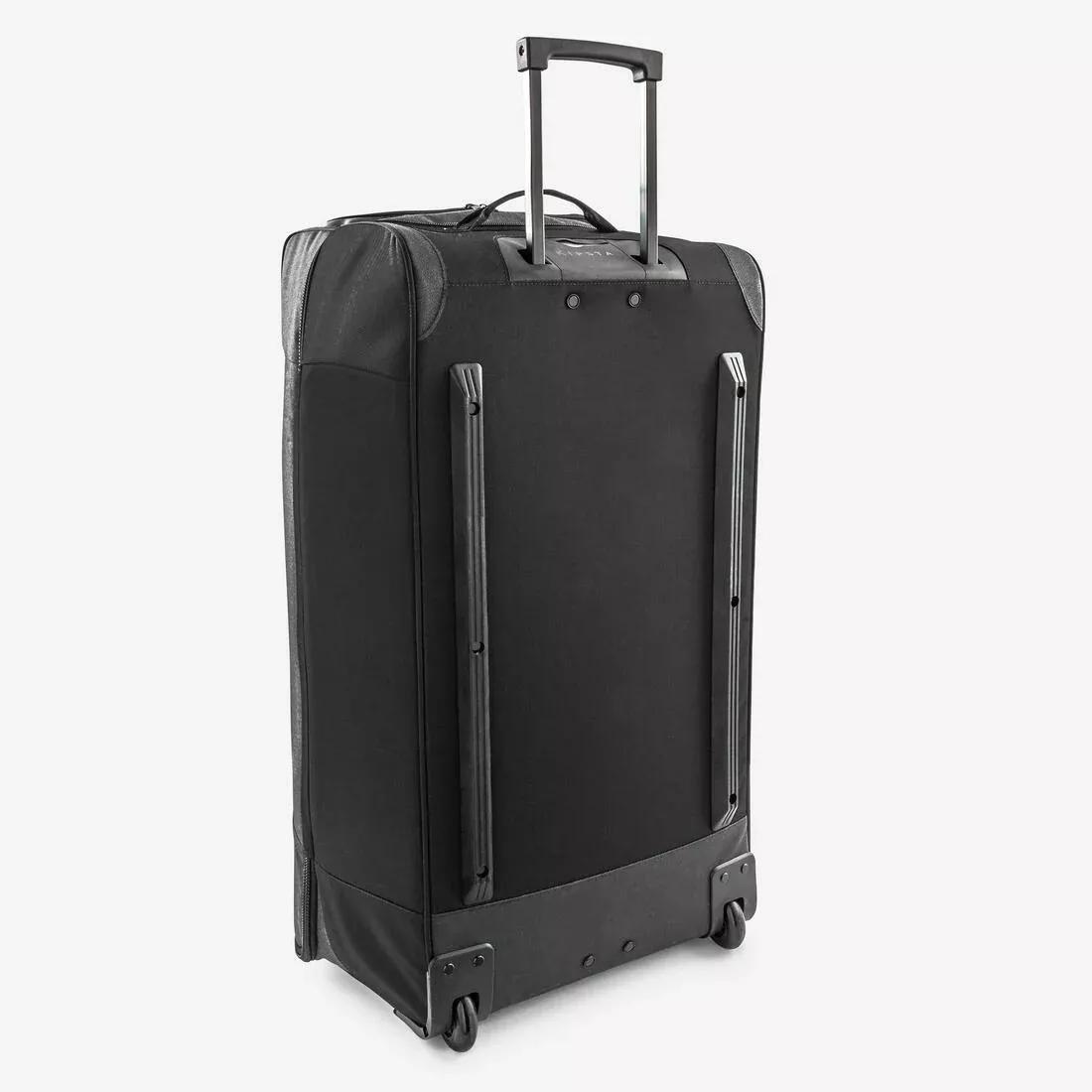 Large Football Travel Suitcase, Black, No Color, large image number 10