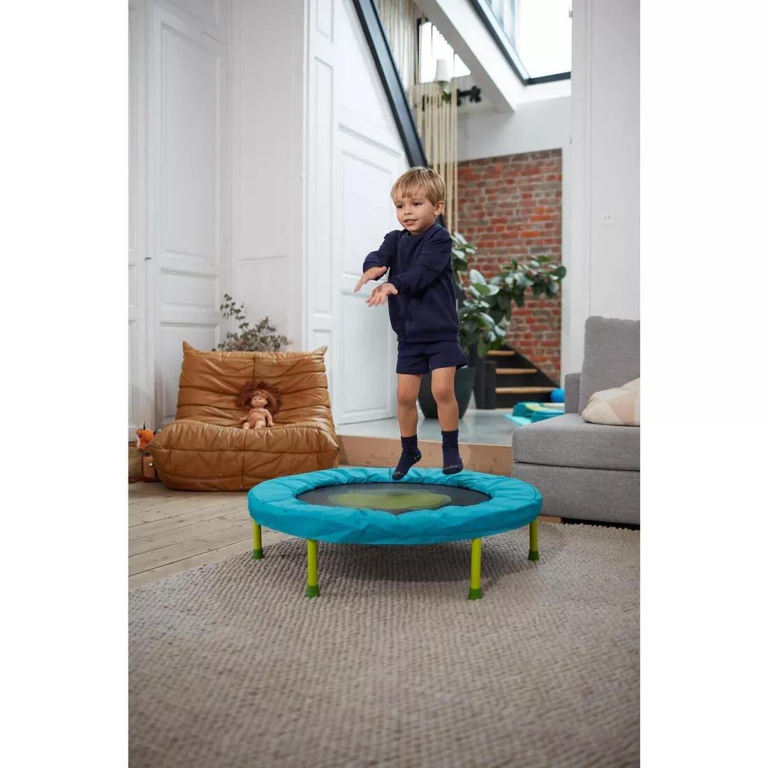 Baby Gym Mini Trampoline, Blue, 5401_000, large image number 4