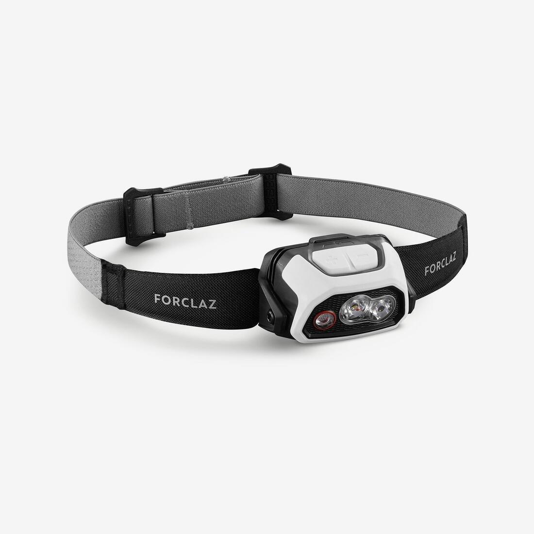 BLACK Rechargeable Head Torch - 600 lumen - HL900 USB V3, No Color, medium