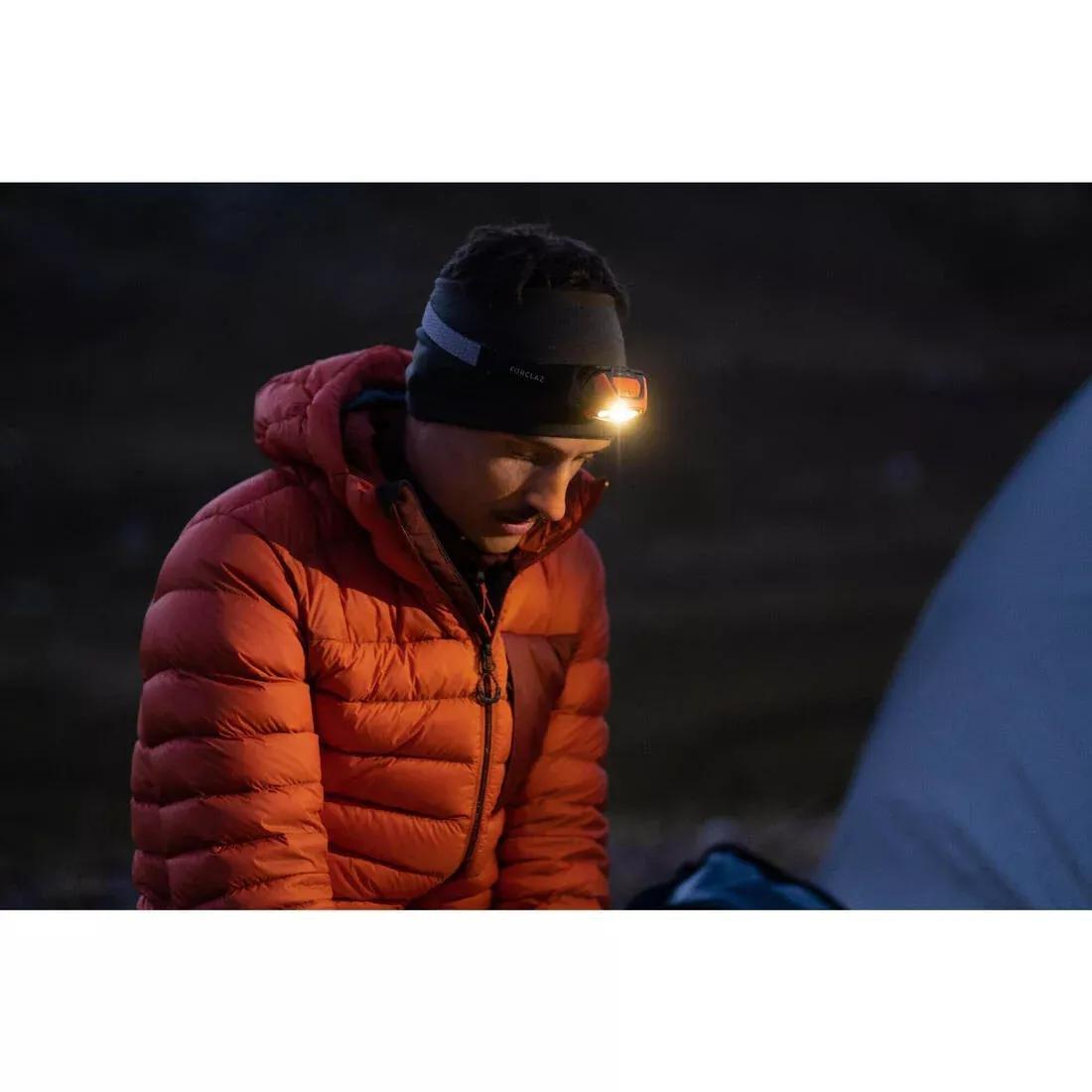 BLACK Rechargeable Head Torch - 600 lumen - HL900 USB V3, No Color, medium