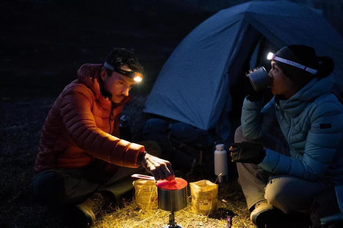 BLACK Rechargeable Head Torch - 600 lumen - HL900 USB V3, No Color, medium