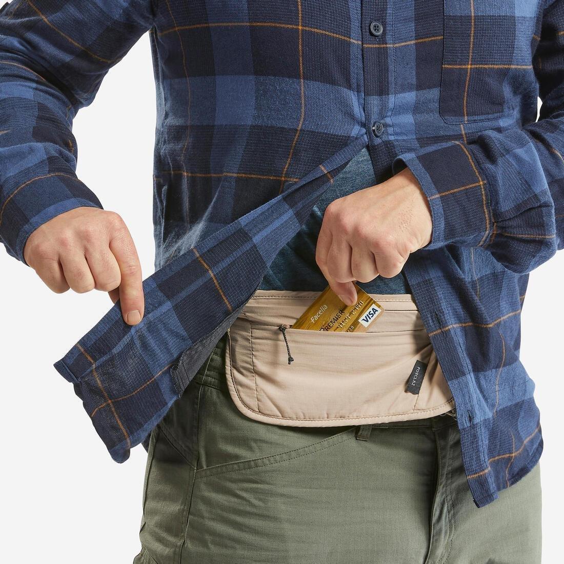 CAPPUCCINO BEIGE Discreet Travel Trekking Bum Bag TRAVEL RFID - Beige, No Color, large image number 0