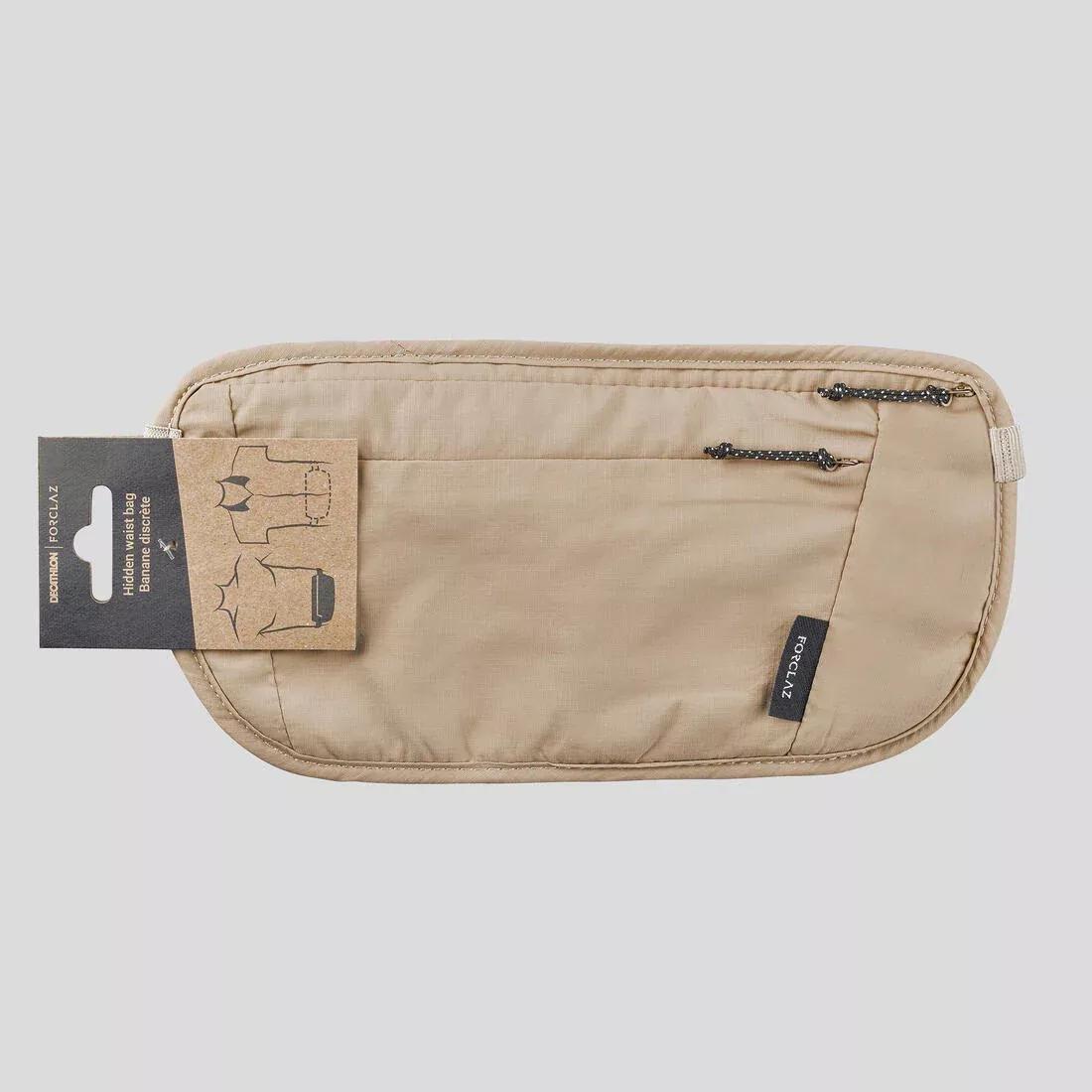 CAPPUCCINO BEIGE Discreet Travel Trekking Bum Bag TRAVEL RFID - Beige, No Color, large image number 2