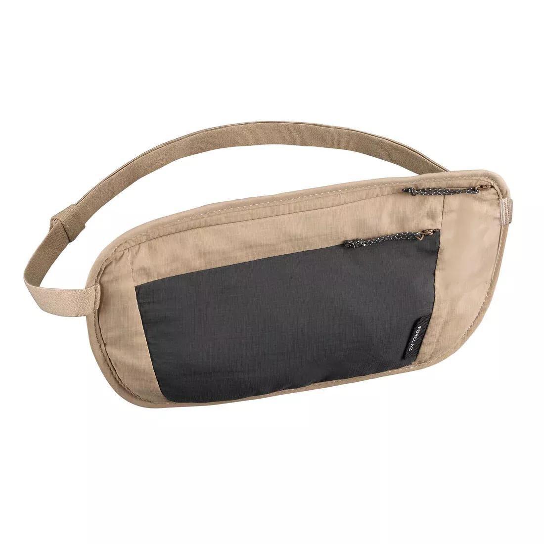 CAPPUCCINO BEIGE Discreet Travel Trekking Bum Bag TRAVEL RFID - Beige, No Color, large image number 5