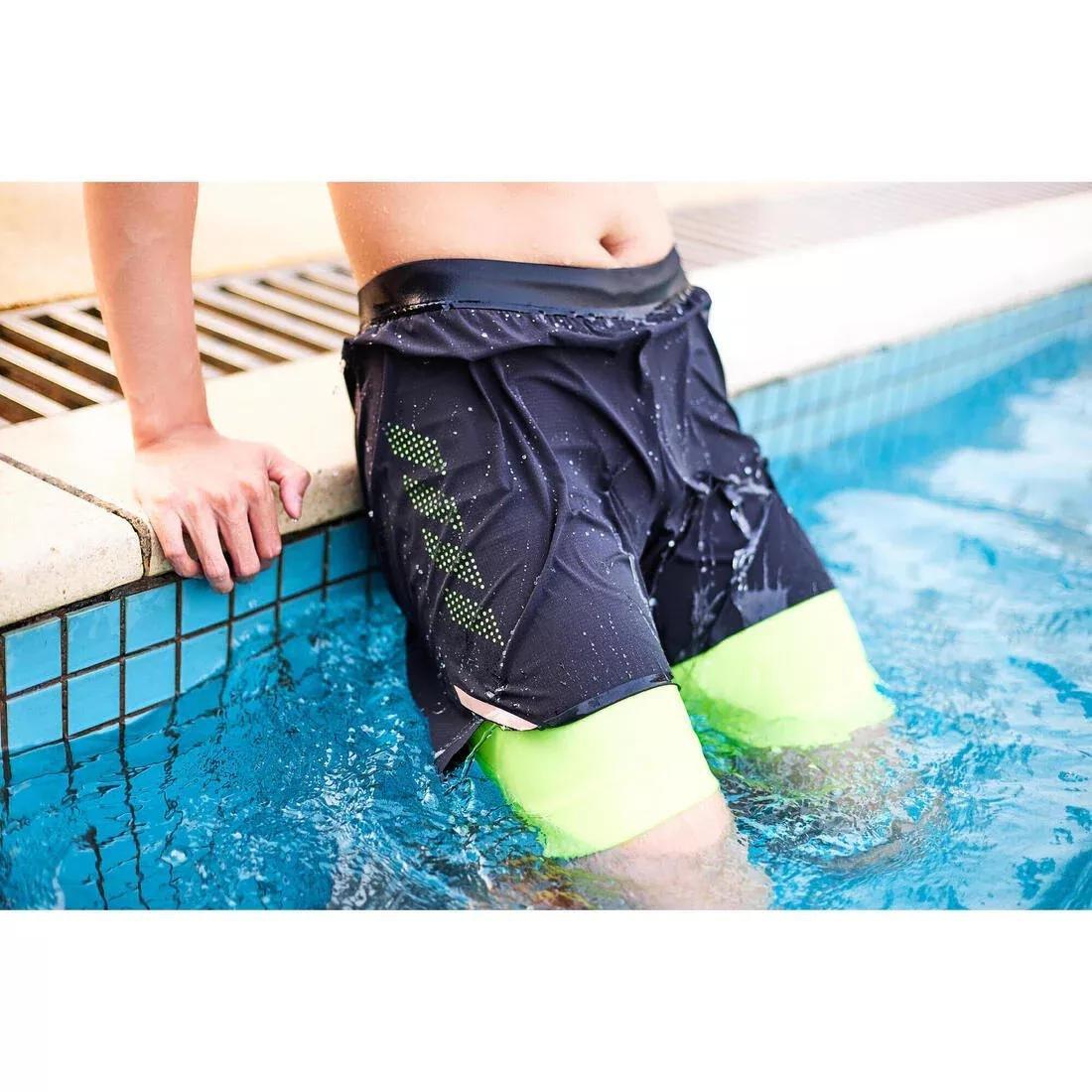 Men Swimming Jammer-Swim Short - 500 Fiti, Black, 5401_000, large image number 9