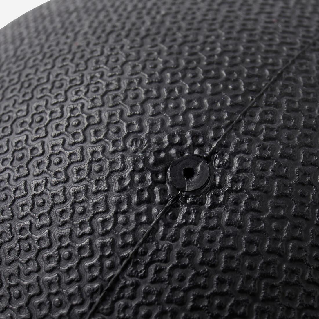 BLACK 3 kg Rubber Medicine Ball, No Color, large image number 3