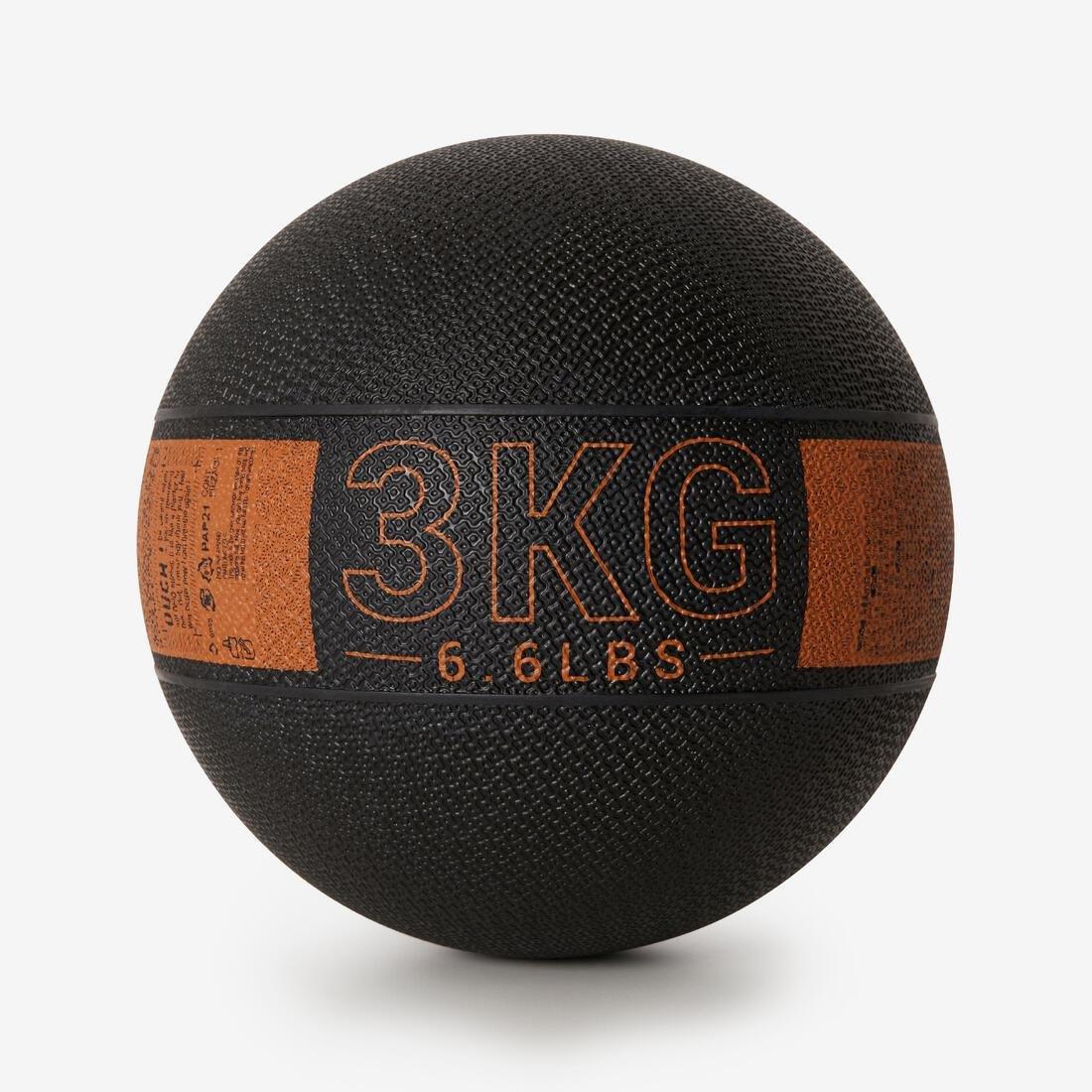 4 Kg Medicine Ball, Sepia, No Color, large image number 1