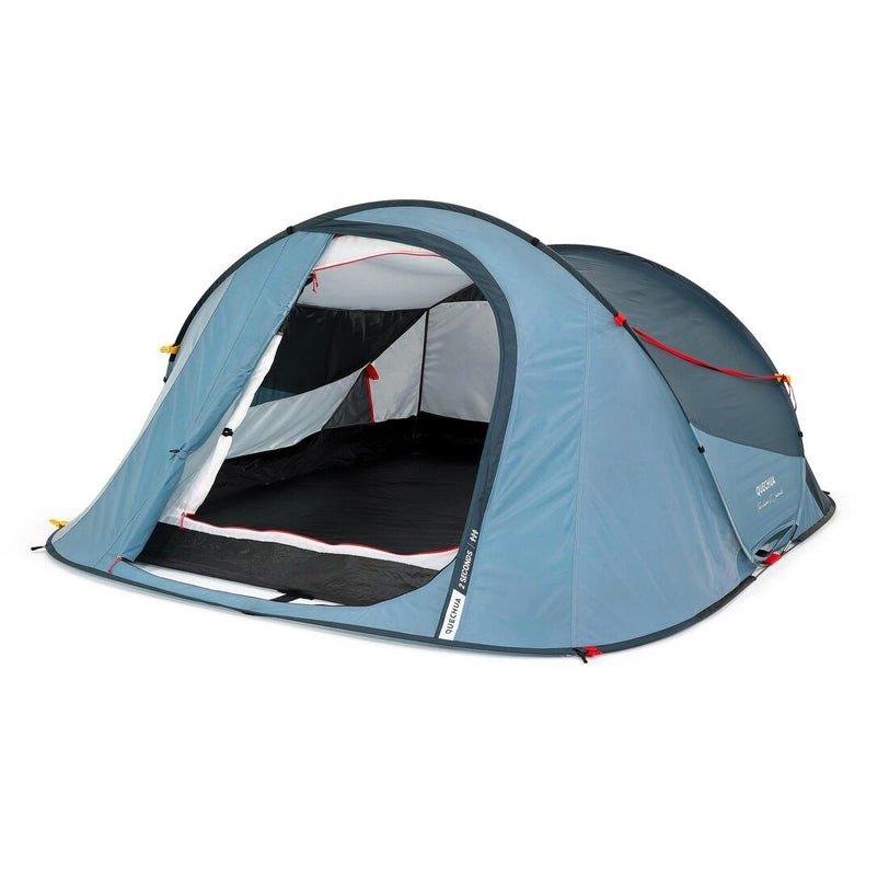 QUECHUA - Camping 2 Seconds Tent - 3 Person, Blue