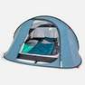 QUECHUA - Camping 2 Seconds Tent - 3 Person, Blue