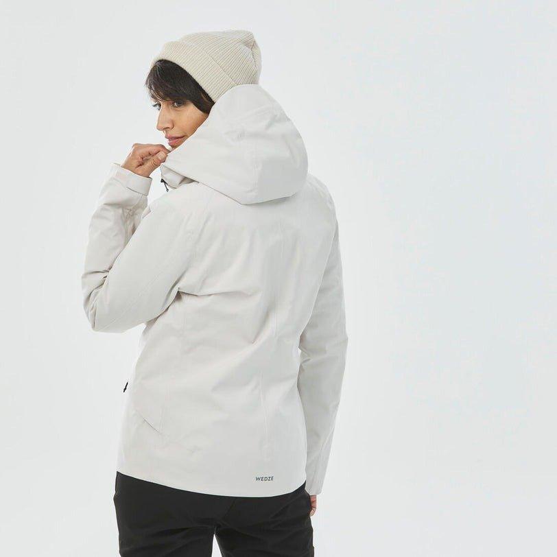 Women Warm Ski Jacket - 500, White, No Color, large image number 5